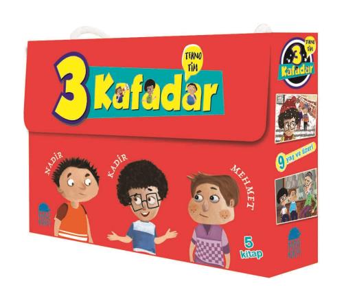 3 Kafadar Tekno Tim (5 Kitap)